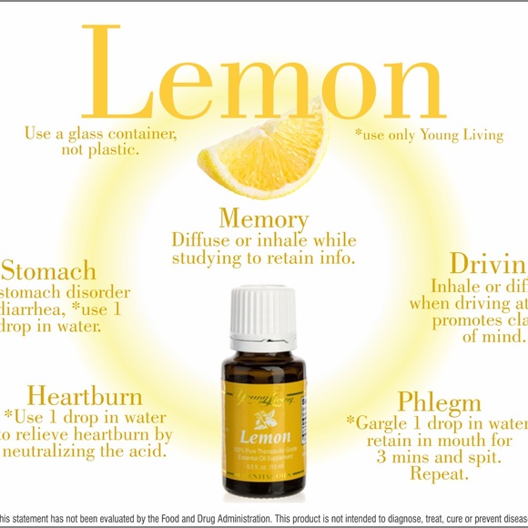 🌱NEW🌱 LEMON ESSENTIAL OIL BY YOUNG LIVING 15 ML SEALED BOTTLE 🍋 FRESH - Picture 5 of 5